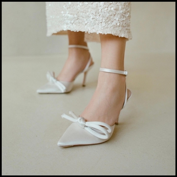Loeffler Randall White Heels - Picture 1 of 16